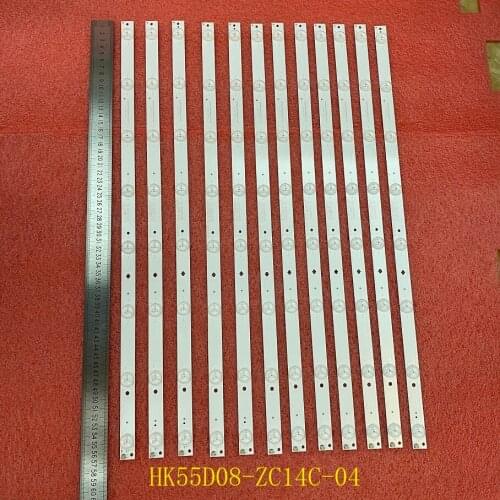 12pcs/set LED Backlight strip for WD55UH4530 U550CV-UMC8A1IV58AA HK55D08-ZC14C-04 303HK550035 ST5461B03-2 JS-RD81366AN-7001