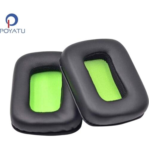 POYATU Ear Pads Headphone Earpads For Mad Catz TRITTON Kunai Ear Pads Headphone Replacement Earpads Cushion Cover