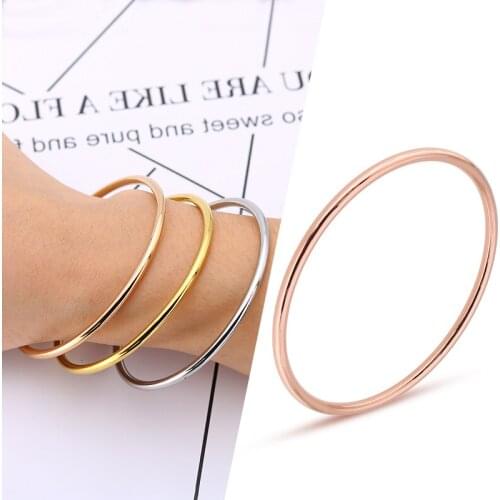 Bangle For Women Indian Jewellery Minimalist Silver Bracele Mens Steel Bracelets Rose Gold Bracelet Women Designer Jewellery