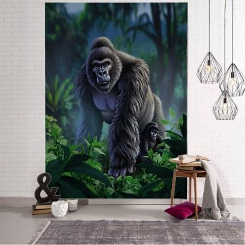 Forest animal decoration tapestry mandala tapestry art deco blanket curtain tapestry hanging at home bedroom living room