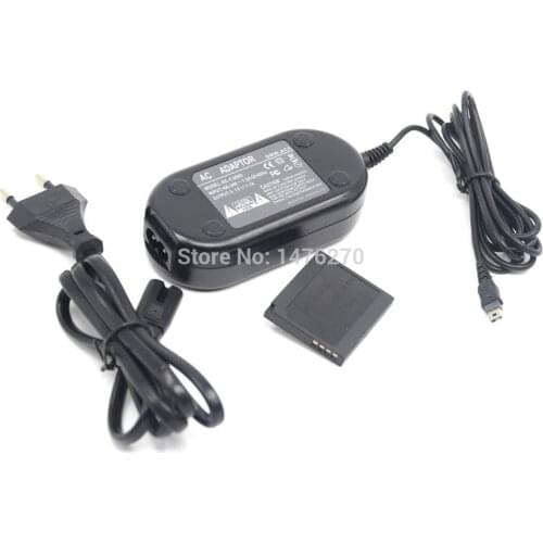 DMW-AC5 Camera Power Adapter charger+DMW-DCC10 DC Coupler BCK7 BCK7E dummy battery for Lumix DMC-FT25 TS20 TS25 FX78 FX80 FX90