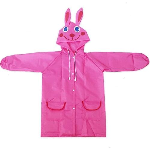 Cartoon Boy Girl Rain Coat childrens Raincoat Rainwear rain suit Kids Waterproof Animal Raincoat