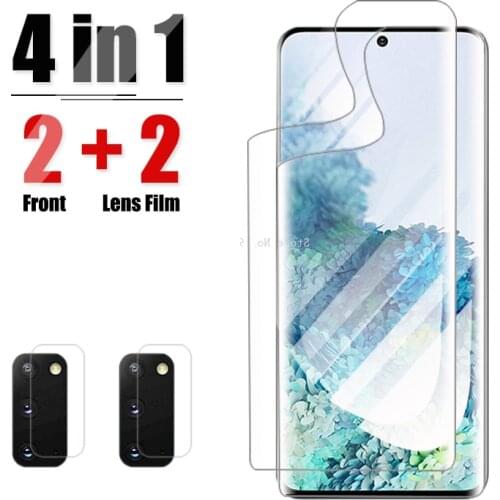 Hydrogel Film For Samsung Galaxy Note20 S20 Plus Screen Protector Camera Lens Protective Glass On For Samsung Note 20 Ultra S 20