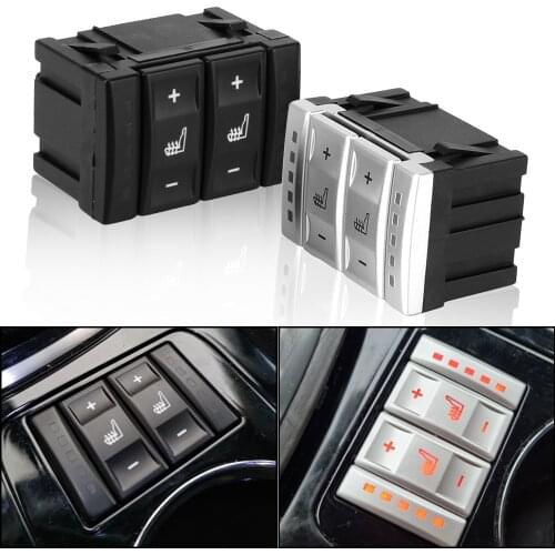 LEEPEE 6M2T 19K314 AC For Ford Mondeo MK4 S-MAX Galaxy MK 3 Car Switch Panel Control Switch Car Electric Seat Heating Button