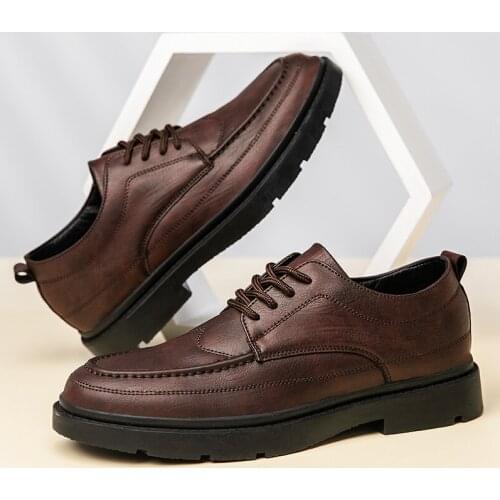 Hot mens zapatos mens para leather fashion cuero black sale hombre spring casuales shoes de masculino informales leisure man