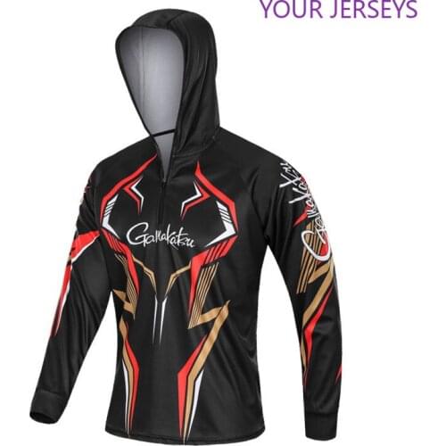 New Brand Gamakatsu Men Fishing Shirts Outdoor Quick Dry Mens Fishing Clothes Man Plus Size Sport Cycling Fishing Jacket