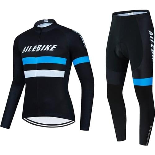 New Cycling Clothing Summer Long Sleeve Pro Team Cycling Jersey Spring Autumn Mtb Triathlon Mountain Bike Pants Set Ciclismo