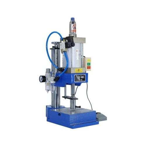 Pneumatic press punching printing machine trademark logo letter stamps print cutting die emboss press force adjustable