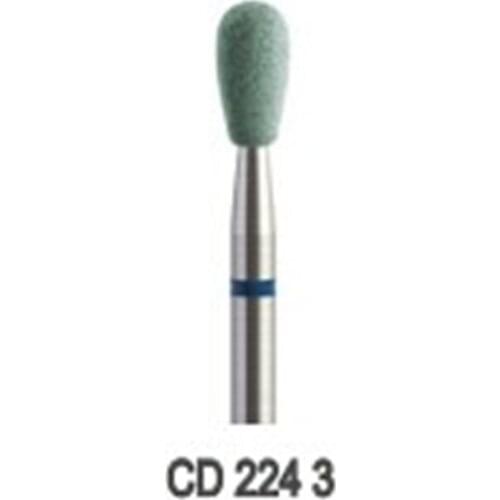 1PC Dental Ceramic grinders Diamond Impregnated Stone Zircon & Porecelain CD2243