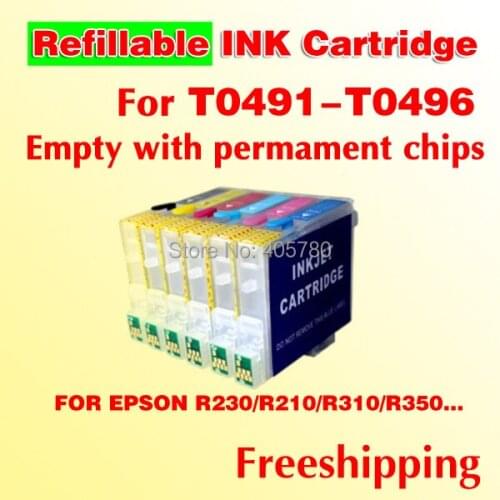 T0491 refillable ink cartridge R230 refillable ink cartridge compatible for R230/R210/R310/R350