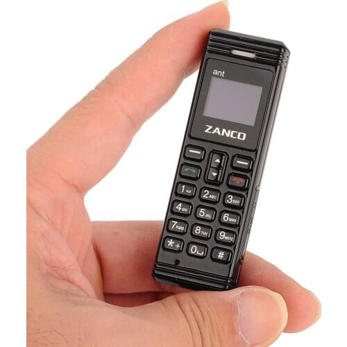 ZANCO worlds smallest phone zanco ant fone mini phones cellular phone unlocked GSM cell phone bluetooth dail Buy factory direct