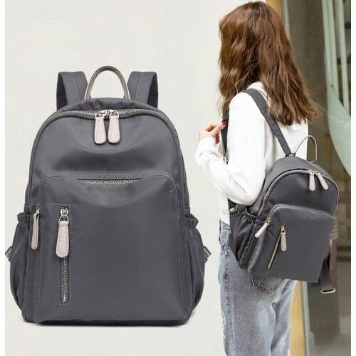 2020 Women Nylon Backpacks Fashion Waterproof Backpack Female Travel Back Pack for Teenagers Girls School Bag Rucksack Bagpack