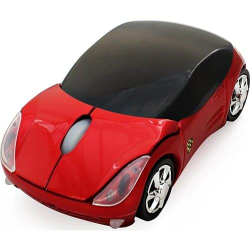 2.4G Wireless Car Mouse Ergonomic Optical Mice LED For Laptop PC 1600DPI Computer Souris Optique Voiture Style Gifts Office