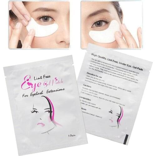 5pairs/pack New Paper Patches Eyelash Under Eye Pads Lash Eyelash Extension Paper Patches Eye Tips Sticker Wraps Make Up Tools