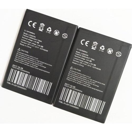 AZK 2 Pcs/lot New Battery for UMI London phone battery High Quality replacement Free shipping