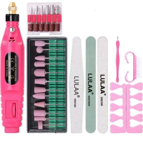 Nail Drill Electric Manicure Drill Nail Polisher Portable Nail Drill Machine Nail Filer Electric Strong Nail Drill Pen Pedicure