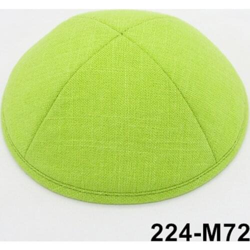 KippotKippa Linen-3Kippah Kipa19cmSkulliesYarmulkeBeanies JewishHat SkullCap
