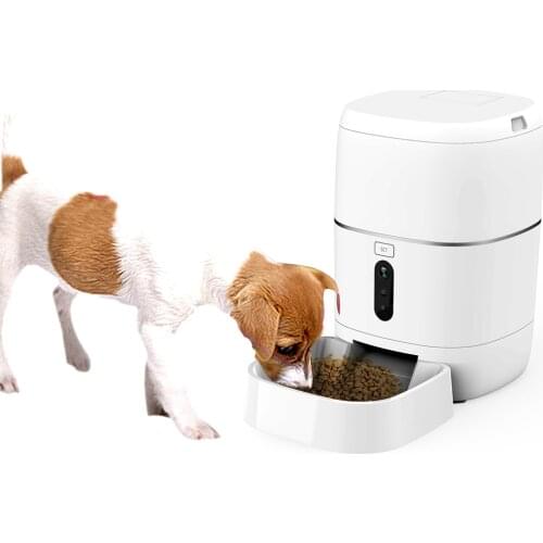 6L capacity smartphone App controlled pet food feeder dog cat food smart dispenser automatic pet feeder with camera