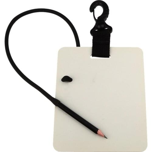 MagiDeal 6' X 5' Underwater Writing Slate Wordpad Notebook Pencil Painting Board Equipment for Scuba Diving Snorkel Accessories