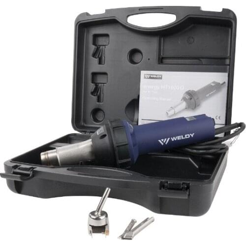 WELDY 1600W Digital Hot Air Gun Heating Gun Plastic Welding Gun from Swiss Technology And Engineering PVC TPO Membranes Welding