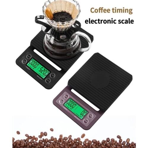 Digital Coffee Scale with Timer Small, Pour Over Coffee Scale Timer, Coffee Scales with Timer,Espresso Scale with Timer