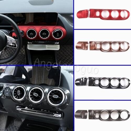 For Mercedes Benz B Class W247 B200 2019-2020 Central Control Air Conditioning Decorative Panel Trim Car Accessories