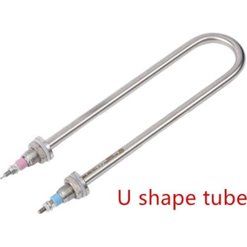 500W/1000W/1500W/2000W/3000W/4000W U shape electric heat tube M18X25 thread U type heating element for ultrasonic cleaner