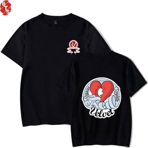 Red Velvet Kpop Fashion Printed Summer T-shirts Women/Men Short Sleeve Trendy Streetwear Tshirt 2018 Casual Fans Tee Shirts