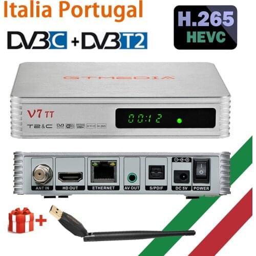 DVB-T2/T GTMEDIA TT PRO Terrestrial Receiver HD Digital TV Tuner DVB T2/Cable H.264 Terrestrial TV Receiver DVB-T TV BOX Decoder