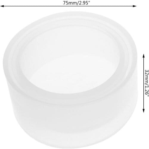 Round Flower Pot DIY Silicone Molds Garden Planter Cement Concrete Vase Soap Moulds