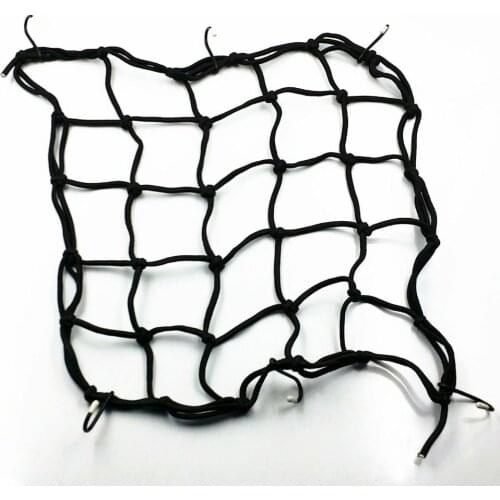Motorcycle Black 6 Hooks Hold Down Cargo Luggage Helmet Net Mesh Chopper Bobber Touring ATV For Honda Dio