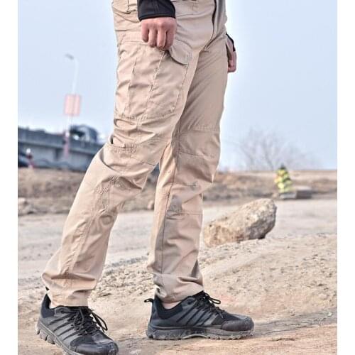 5XL Tactical Pants Military Cargo Pants Men Knee Pad SWAT Army Airsoft Solid color Clothes Hunter Field Combat Trouser Woodland