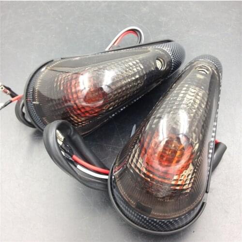 Aftermarket free shipping motorcycle parts Euro LED Flush Mount Turn Signal for Kawasaki Ninja EX 250 Yamaha YZF-R6S Smoke