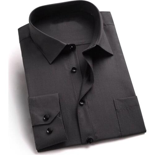 Autumn spring men shirts 10XL 9XL 8XL 7XL 6XL Bust 160cm Plus size shirt 8 colors