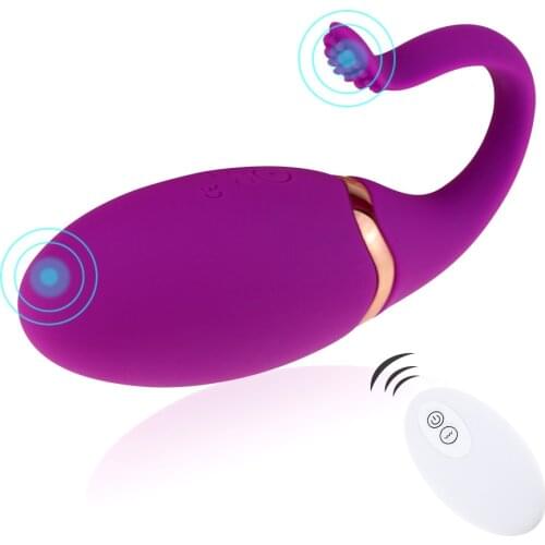 10 Speeds G Spot Kegal Ball Remote Control Silicone Mute Egg Vibrator Vagina Tight Exercise Sex Toy for Women Sex Machine