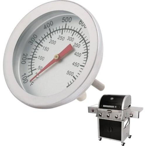 50-500 Celsius Steel Barbecue BBQ Smoker Thermometer Temperature Gauge Grill Thermometer Oven H6X2