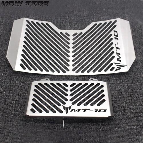 Motorcycle Accessories High Quality Radiator Grille Guard Cover & Oil Cooler Guard Cover For YAMAHA MT-10 MT10 2016-2017