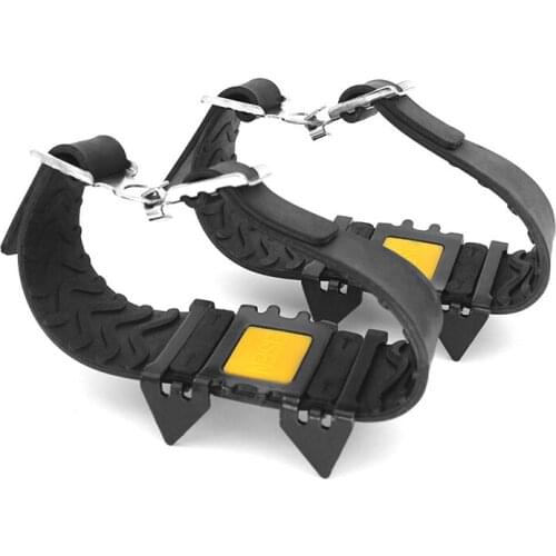 Climbing Crampons For Outdoor Winter Walk Ice Fishing Snow Shoes Antiskid Shoes Manganese Steel Shoe Covers