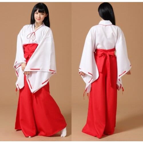 Anime Inuyasha Cosplay Costumes Platycodon COS Clothing Japanese Witch Costume