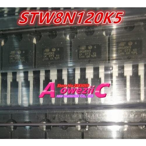 Aoweziic 2017+ 100% new imported original STW8N120K5 8N120K5 TO-247 High power MOSFET 1200V 8A