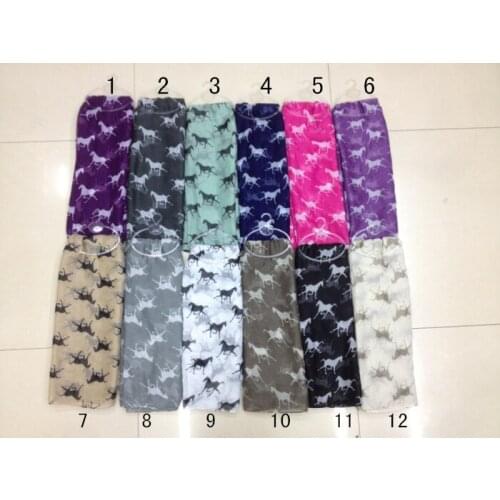 Free Shipping 2017 New Fashion Horse Scarf Snood Running Horse Scarves For Women/Ladies