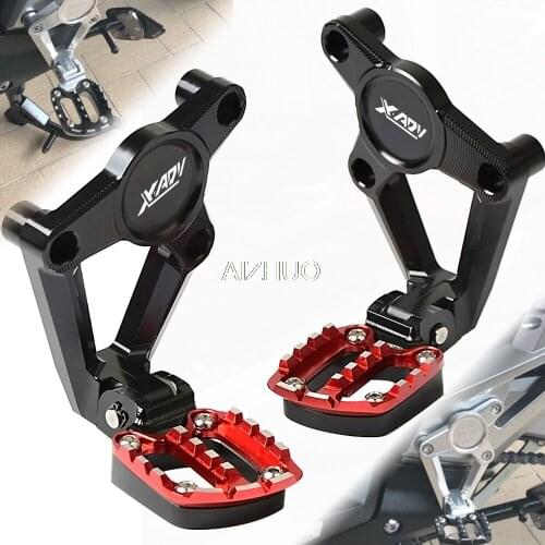 For HONDA X ADV XADV X-ADV 750 XADV750 2017 2018 Motorcycle Accessories Folding Rear Foot Pegs Footrest Passenger Rear foot Set