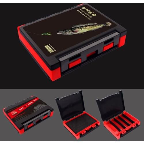 Fishing Lure Storage Box Case Container Fishing Accessory Box Organizer with Removable Dividers Fishing Bait Tackle Storage Case