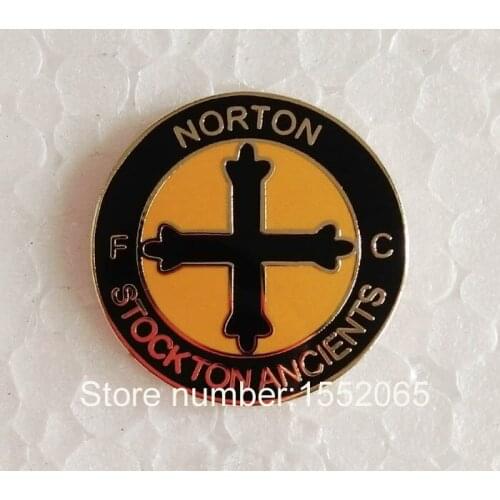 Custom FC Soccer Lapel Pin Badge NORTON STOCKTON ANCIENTS FC Soccer Lapel Pin Badge