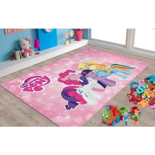 MY LITTLE PONY 5 Patterned Carpet ,Non Slip Floor Carpet,Teens Carpet,Turkish Rug