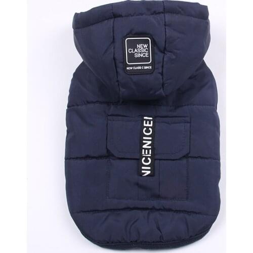 Pet Dog Coat Jacket Dog Cat Vest Dog Pet Winter Clothes Puppy Warm Hoodies clothes Apperal 5 size 3 colors