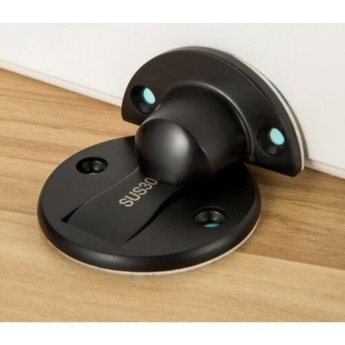 Magnet Door Stops Stainless Steel Door Stopper Magnetic Door Holder Toilet Glass Door Hidden Doorstop Furniture Hardware