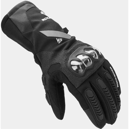 Carbon Fiber Motorcycle Gloves Men Touch Screen Long Motocross Gloves Waterproof Motorbike Scooter Protective Gears