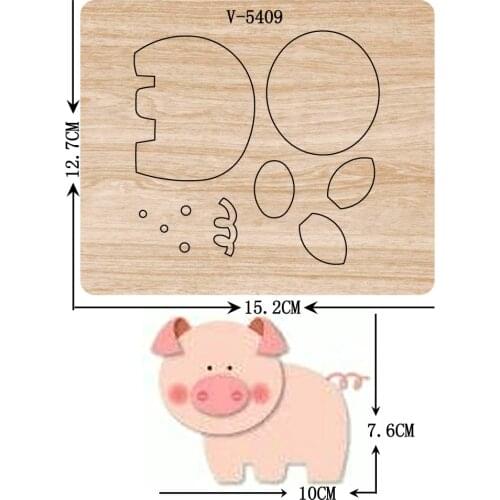 New wooden dies cutting dies for scrapbooking Multiple sizes V-5409