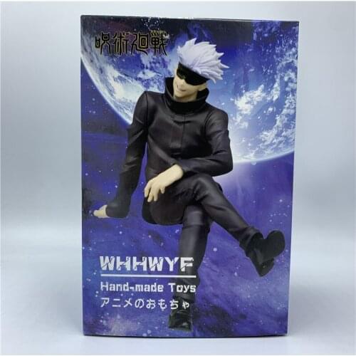 New Anime Jujutsu Kaisen Noodles Stoper Gojo Satoru Itadori Yuji Sitting Ver. PVC Action Yuji Fushiguro Collect Model Toy 13cm
